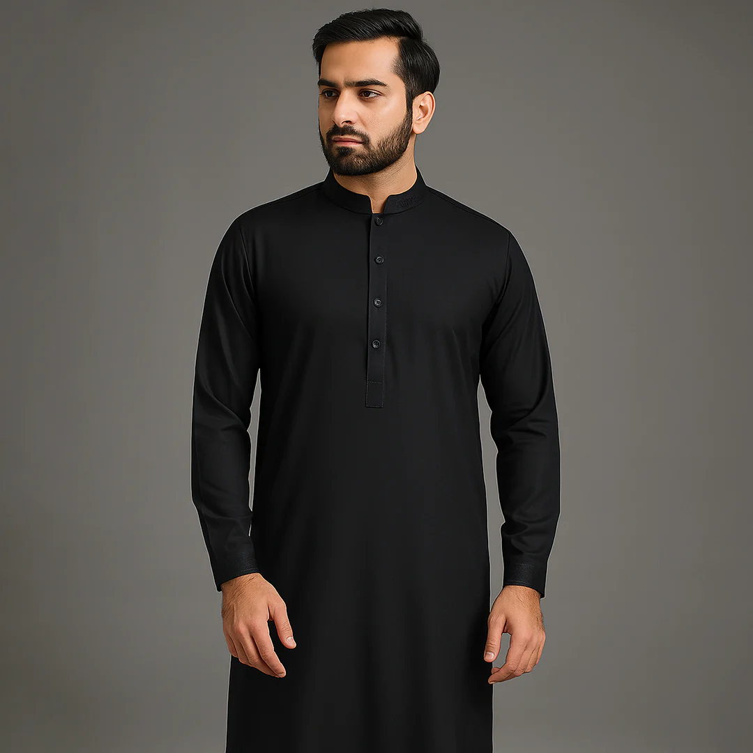 Italian Suiting -Jet Black Supreme Finish